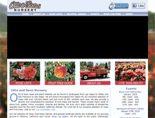 Tablet Screenshot of ottoandsons-nursery.com
